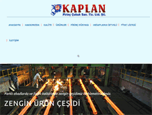 Tablet Screenshot of kaplanpirinc.com